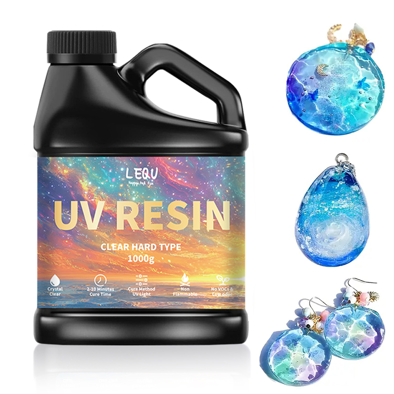 Woodworking Resin - 100/200/500/1000g UV Epoxy Resin Glue High