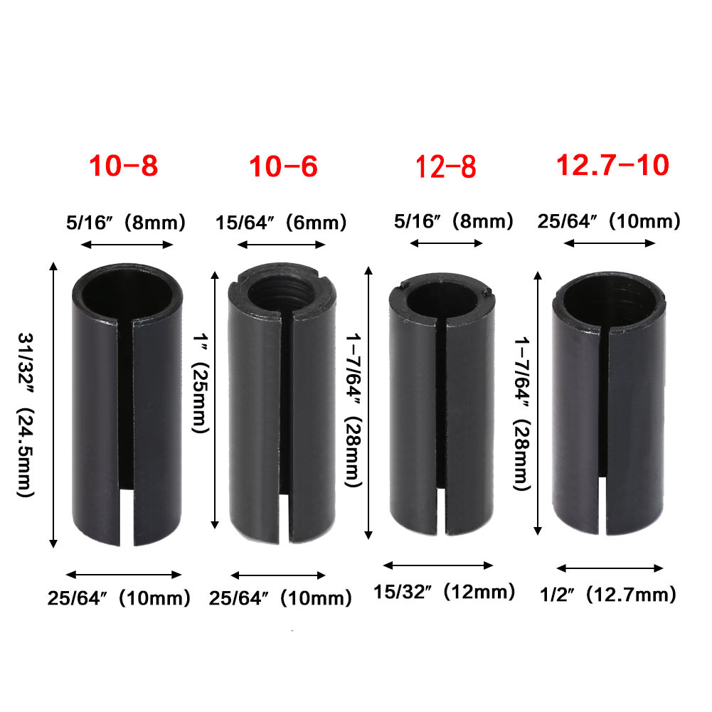 JGZUI Shank Reducer Collet Sle - Woodworking Router Templates review and price
