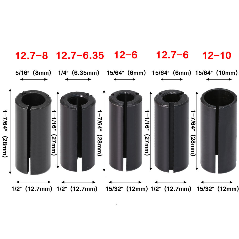 JGZUI Shank Reducer Collet Sle - Woodworking Router Templates review and price