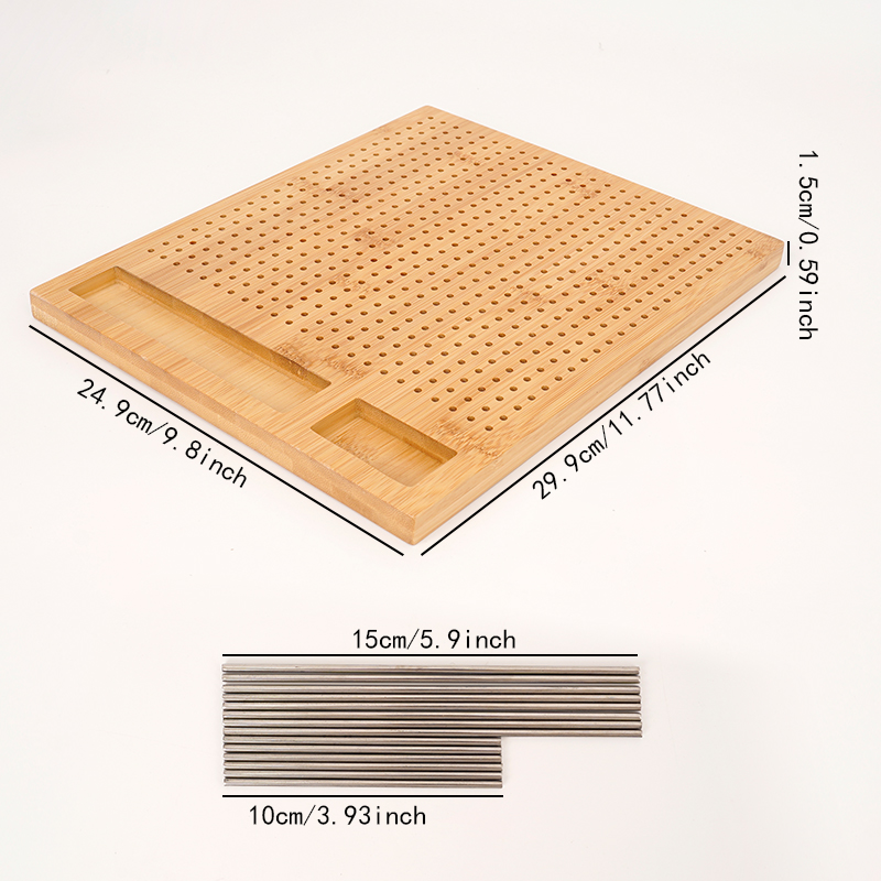 Crochet Blocking Board with St - Woodworking Art review and price