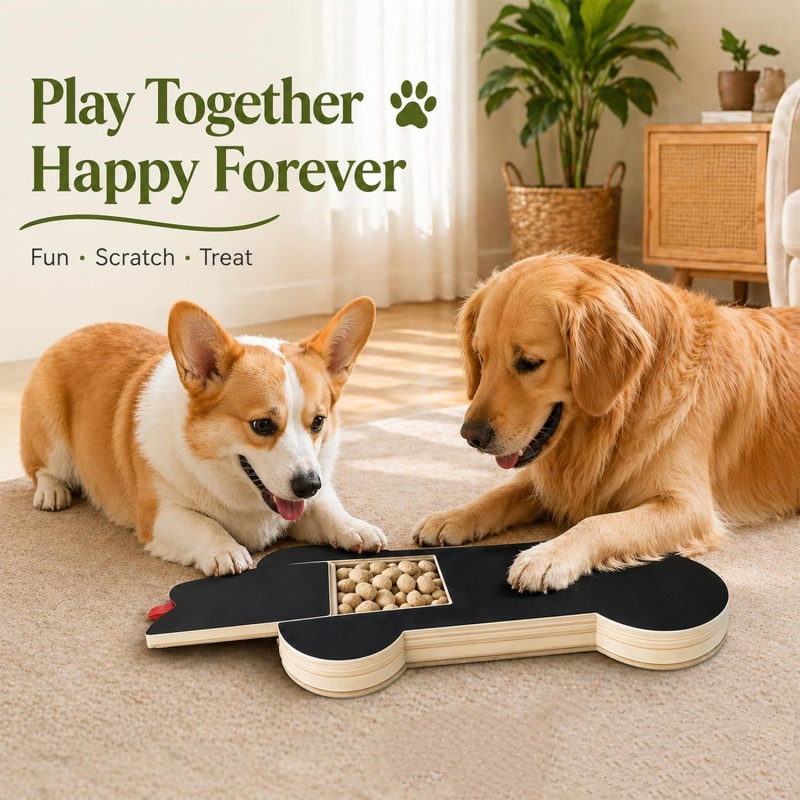 Wooden Dog Nail Scratch Board  - Woodworking File review and price