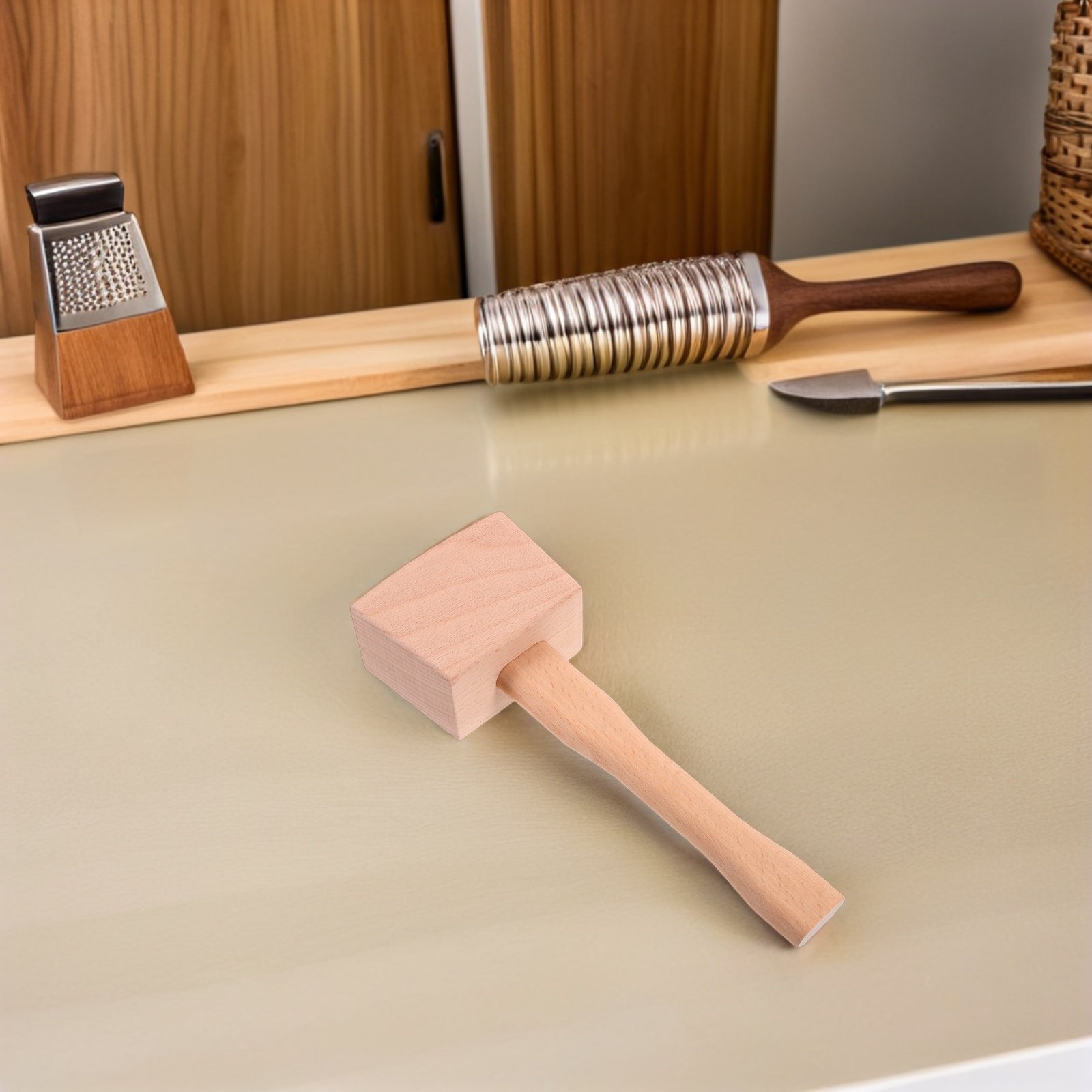 2Pcs Wooden Mallet Hardwood Ca - Woodworking Kitchen Projects review and price