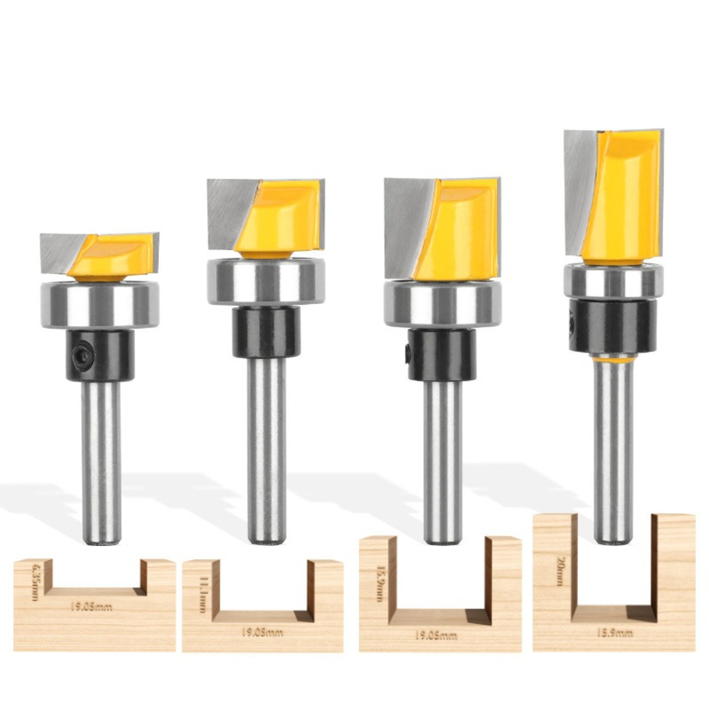 1/4Inch Shank Flush Trim Route - Woodworking Router Templates review and price