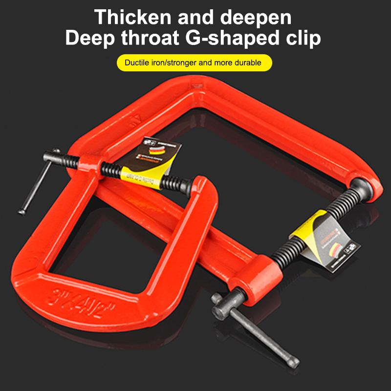 G Clamp Deep Reach C Clamp 1/1 - Woodworking Clamp review and price