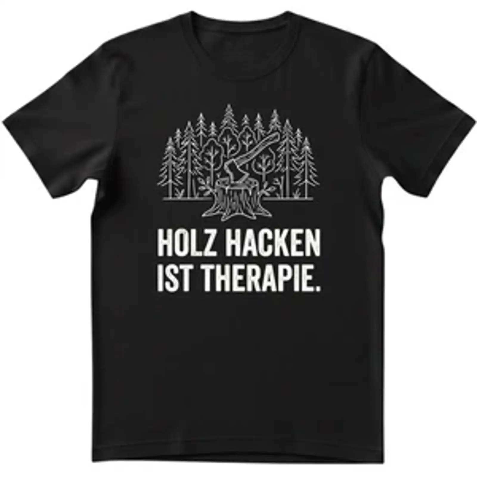 Men's T shirt quot Chopping wo - Woodworking Therapy review and price