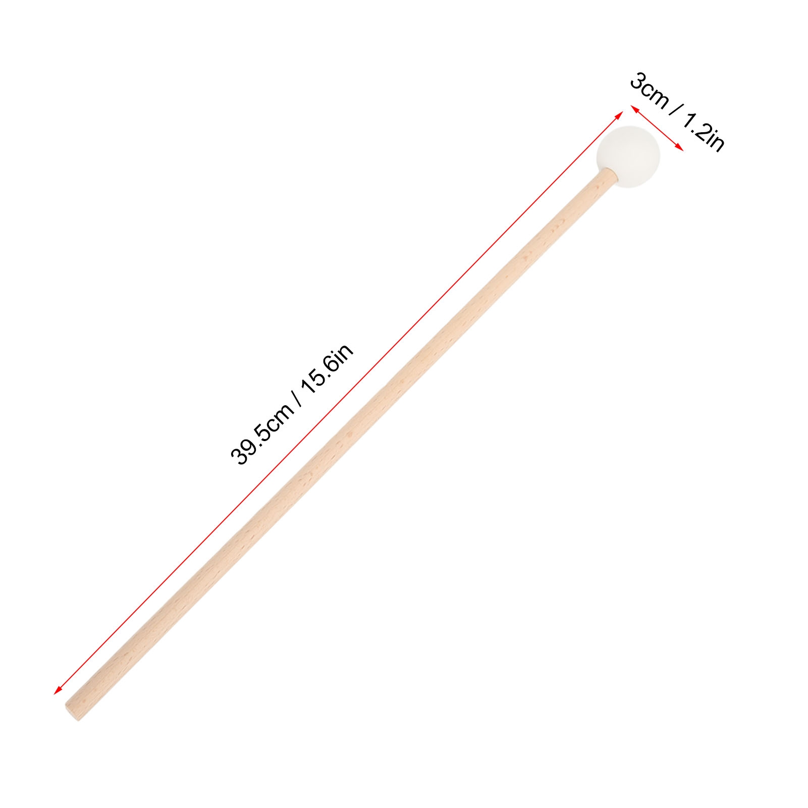 2PCS Bell Mallet Maple Handle  - Woodworking Xylophone review and price