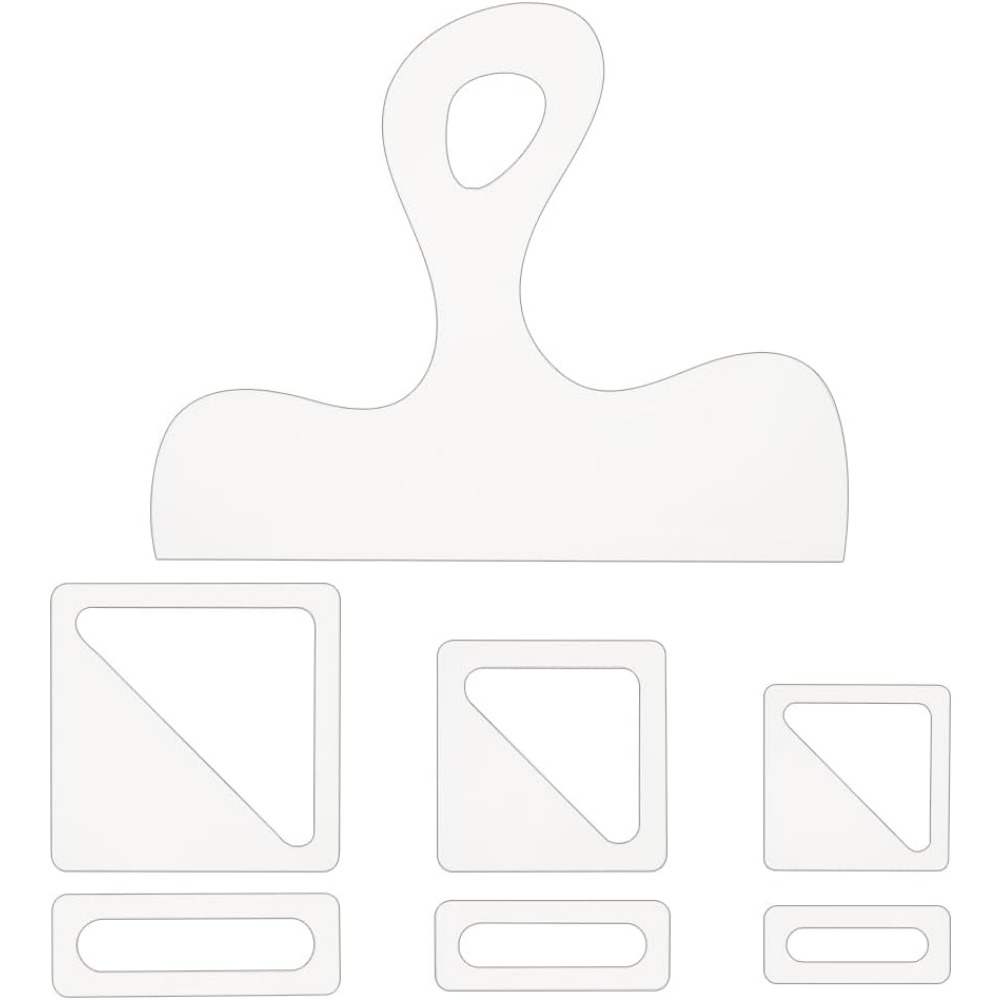 7Pcs Charcuterie Template Acry - Woodworking Router Templates review and price
