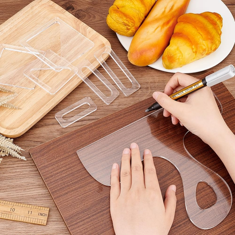 7Pcs Charcuterie Template Acry - Woodworking Router Templates review and price