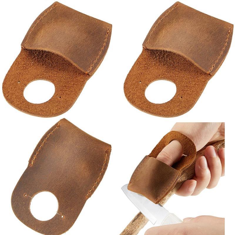 Cowhide Knife Sharpening Finge - Woodworking Kitchen Projects review and price