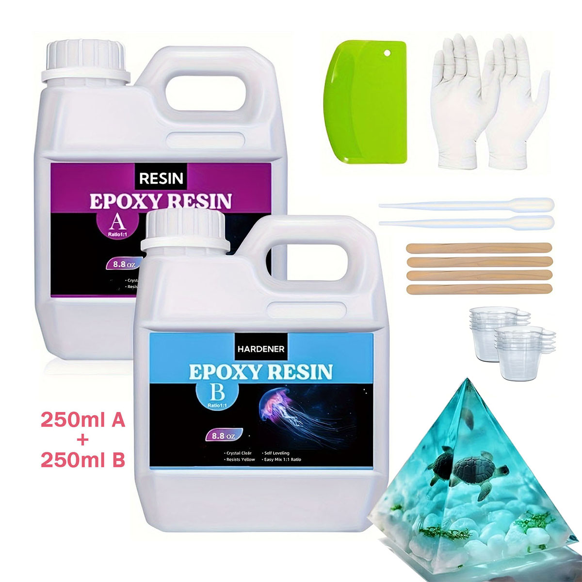 125ml/250ml Crystal Clear Cast - Woodworking Resin review and price