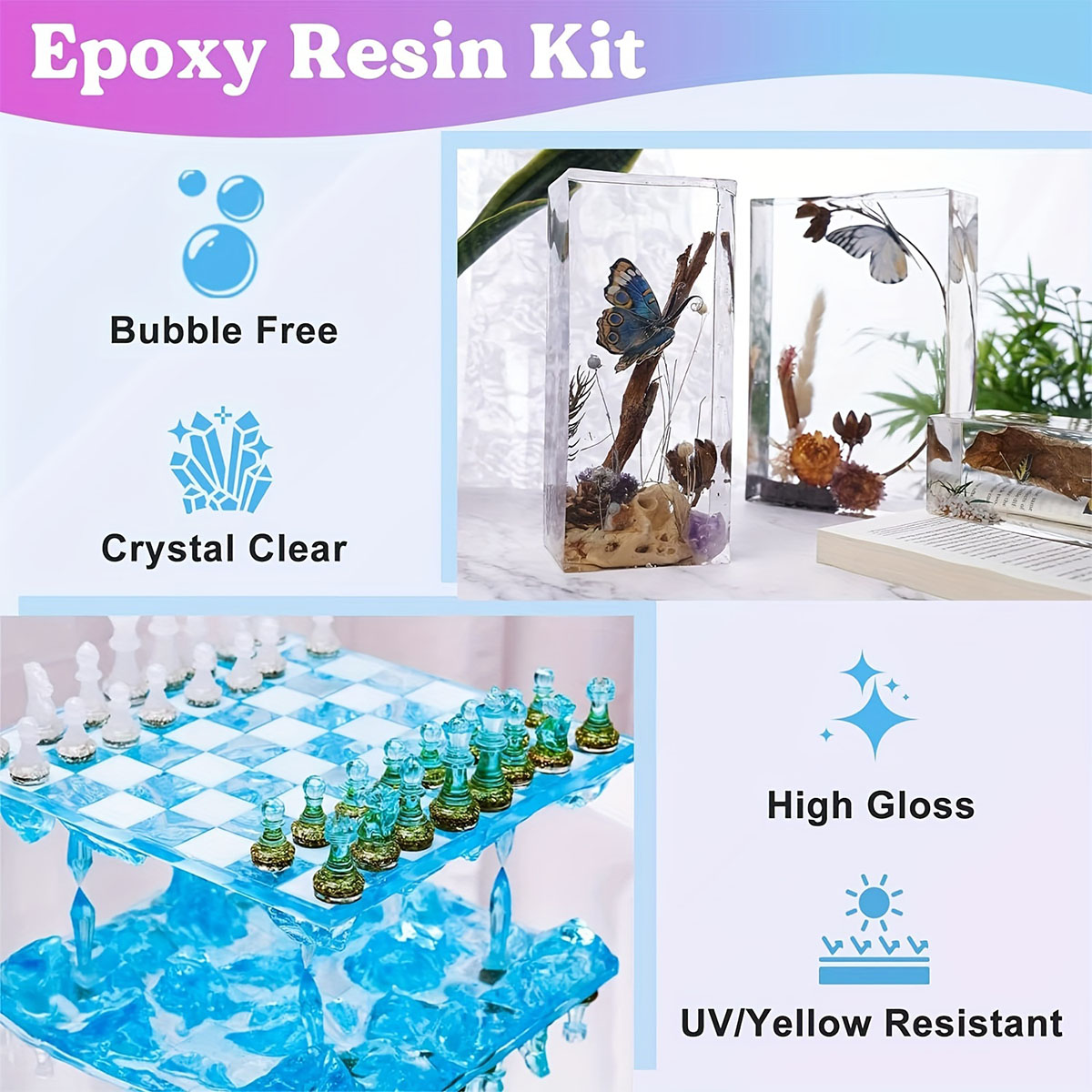 125ml/250ml Crystal Clear Cast - Woodworking Resin review and price
