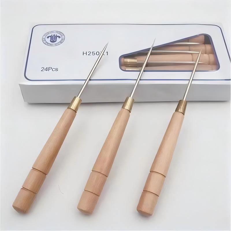 3 PCS Wooden Handle Awl Tool L - Woodworking Shoes review and price