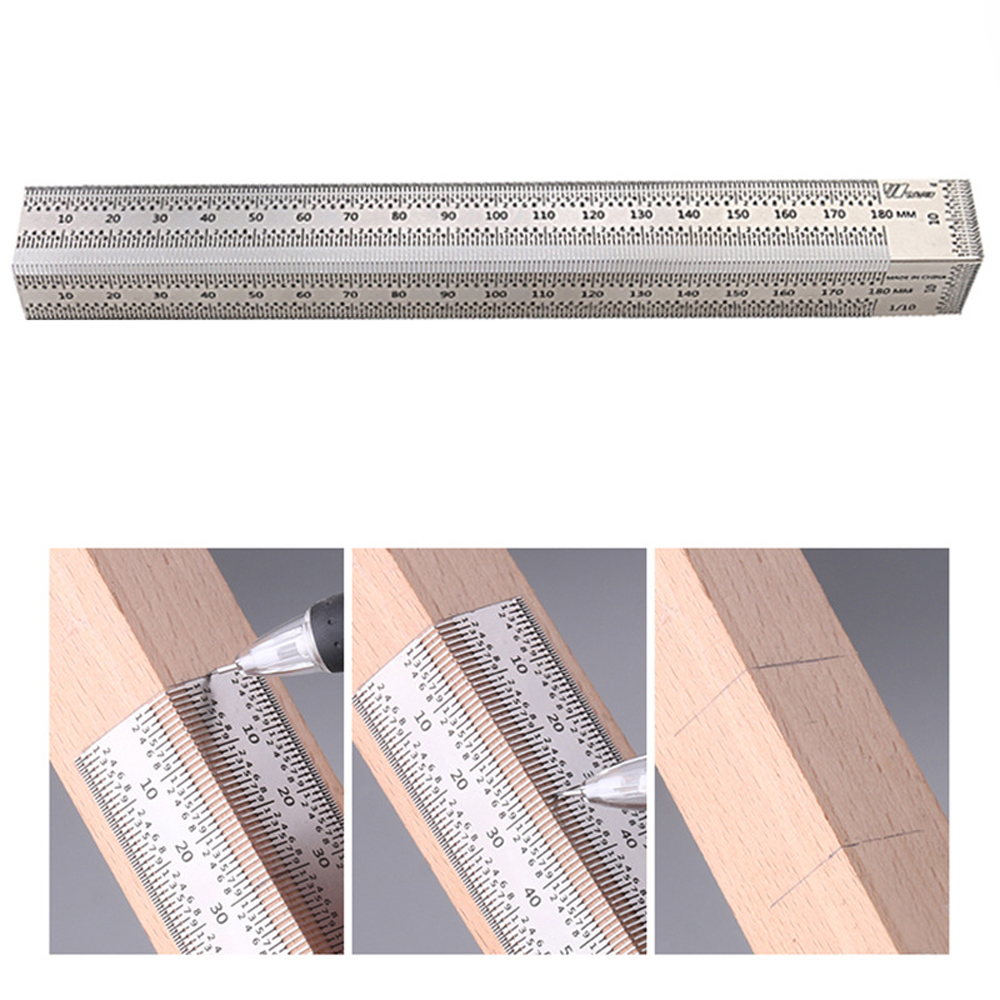 Stainless Woodworking Scribing - Woodworking Ruler review and price