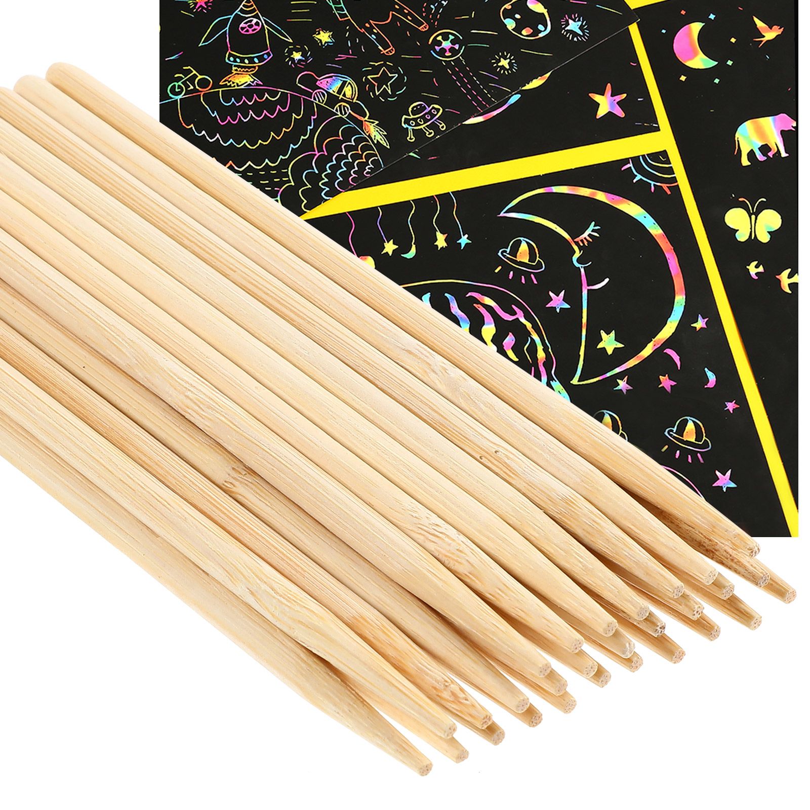 30pcs Scratch Bamboo Pens Wax  - Woodworking Art review and price