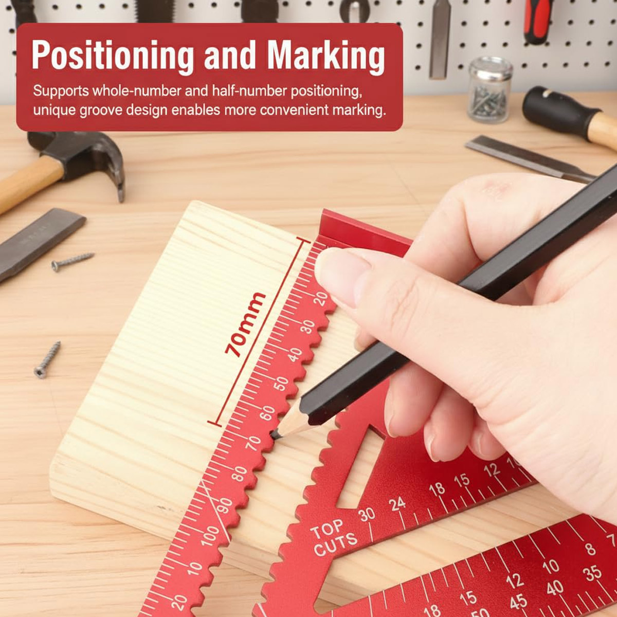 Aluminum Alloy Speed Square Hi - Woodworking Ruler review and price