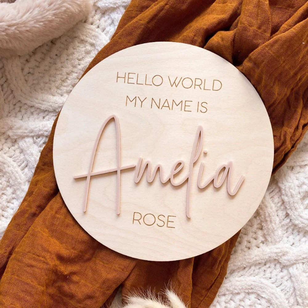 Personalised Wooden Hello Worl - Woodworking Laser review and price
