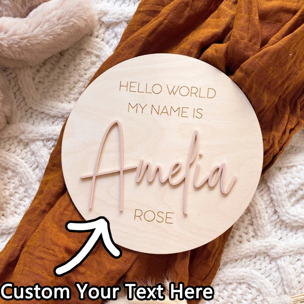 Personalised Wooden Hello Worl - Woodworking Laser review and price