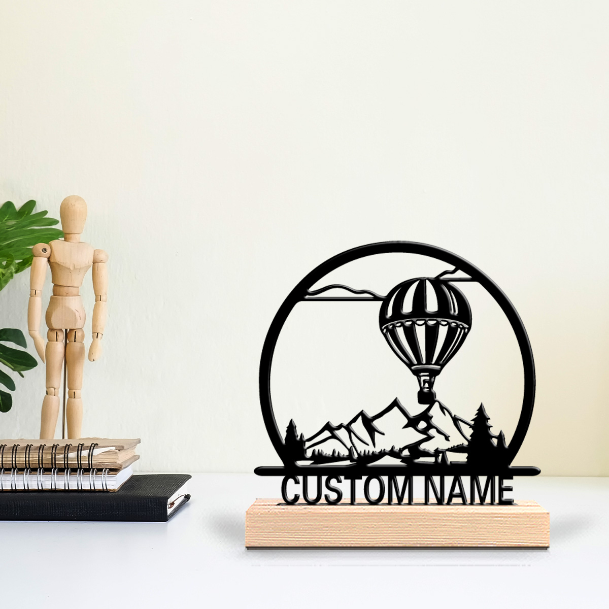 1pc Hot air balloon Customized - Woodworking Art review and price
