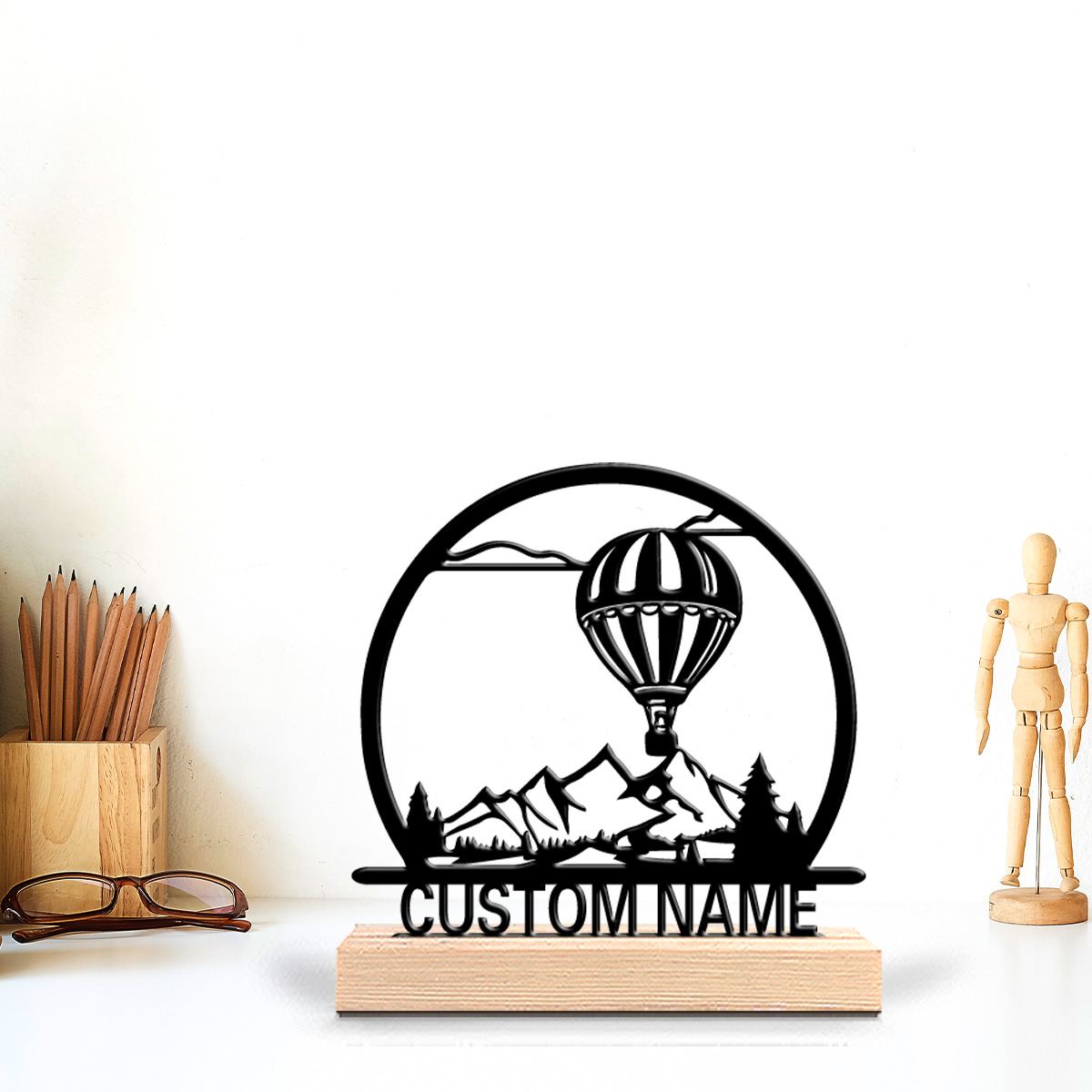 1pc Hot air balloon Customized - Woodworking Art review and price