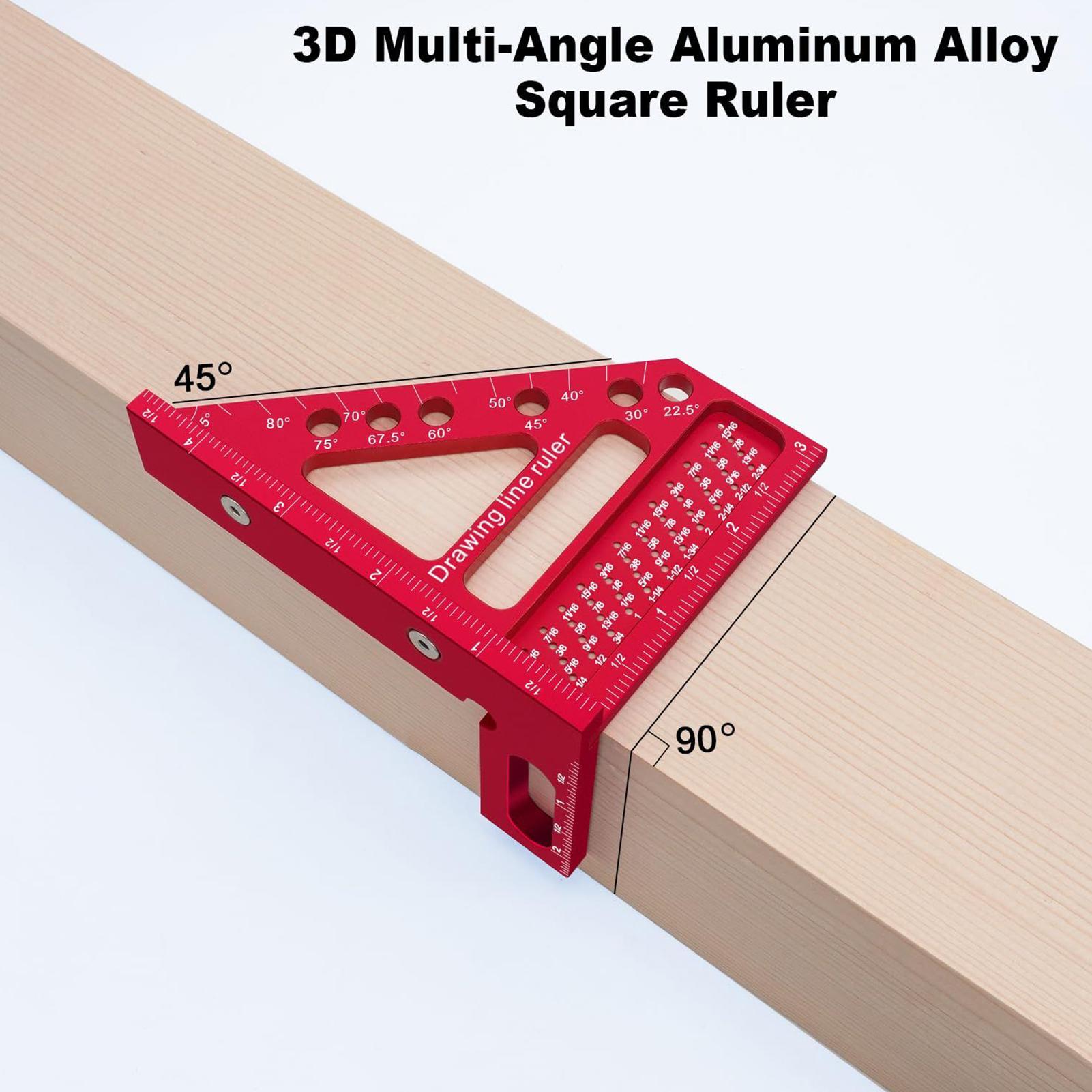 Carpenter Square Hole Marking  - Woodworking Ruler review and price