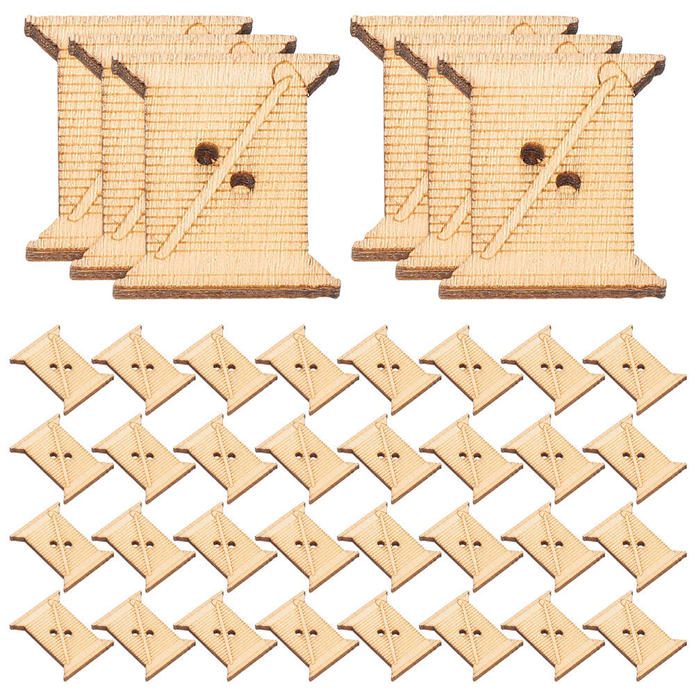 100Pcs Wooden Embroidery Floss - Woodworking Art review and price