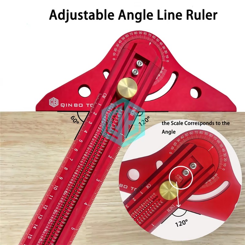13 Inch Heavy-Duty Aluminum Al - Woodworking Ruler review and price