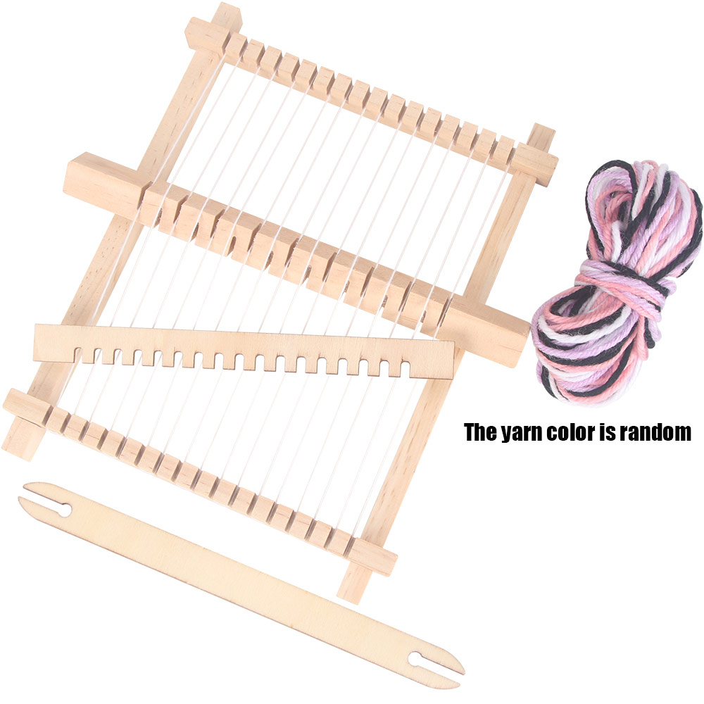 DIY Small Wooden Weaving Loom  - Woodworking Art review and price