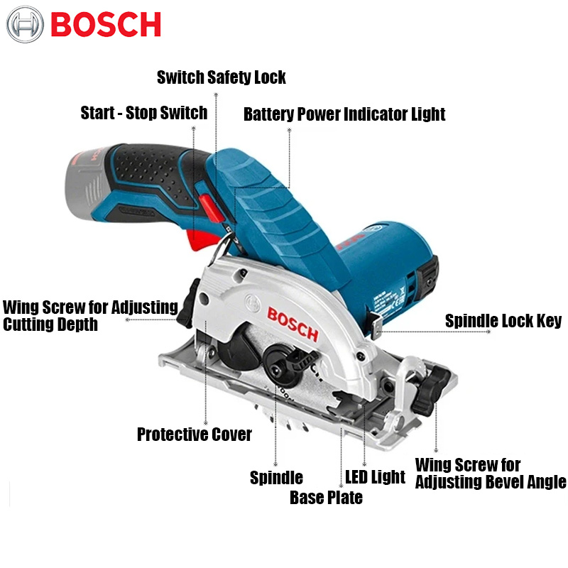 BOSCH GKS 12V-LI Electric Circ - Woodworking Saw review and price