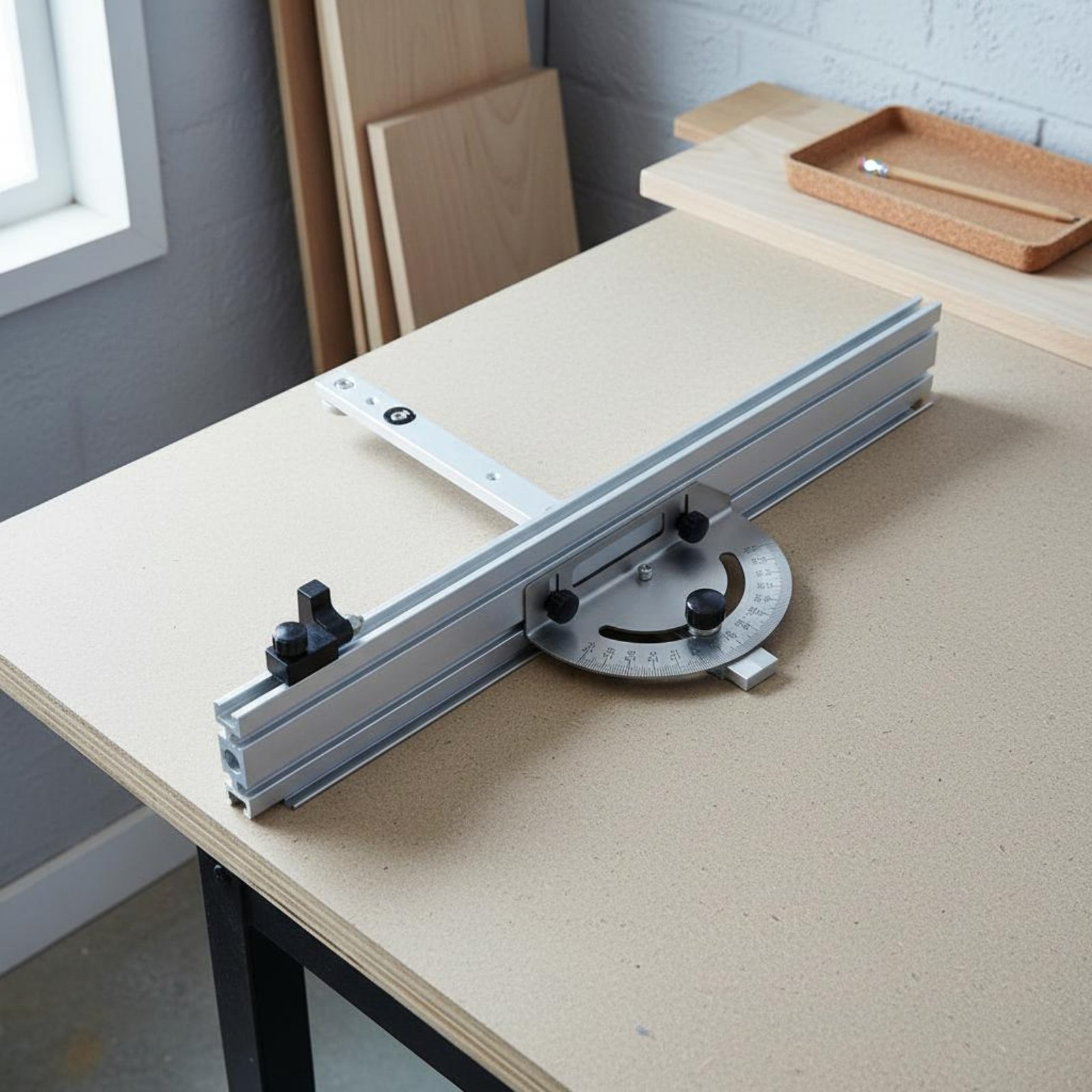 Table Saw Miter Gauge Flip Sto - Woodworking Ruler review and price