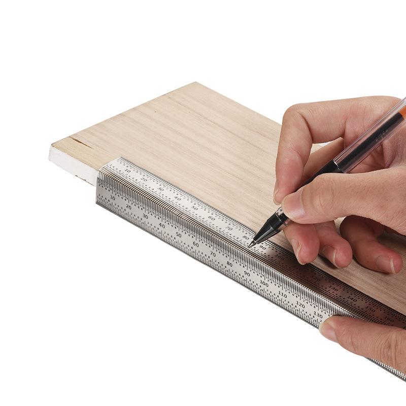 【HG】High Precision T Type Hole - Woodworking Ruler review and price