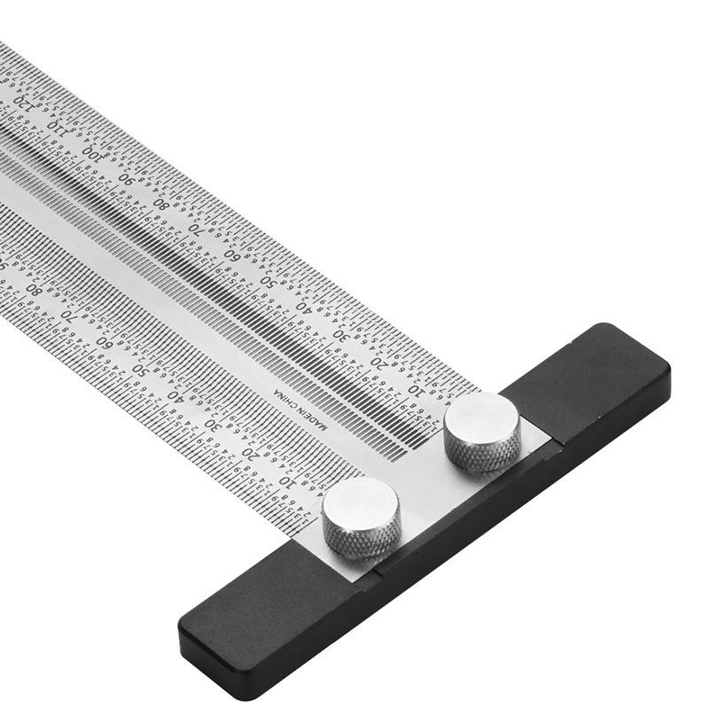 【HG】High Precision T Type Hole - Woodworking Ruler review and price