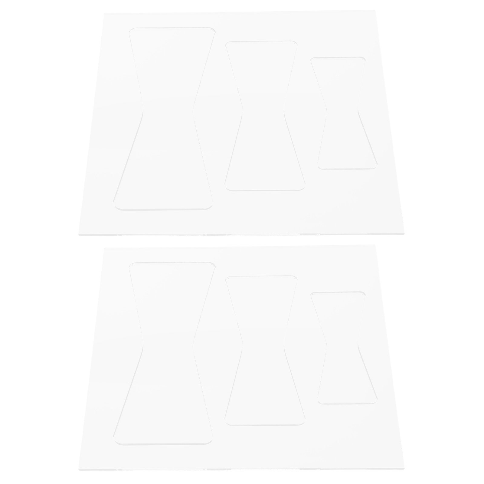 2Pcs Acrylic Woodworking Templ - Woodworking Router Templates review and price