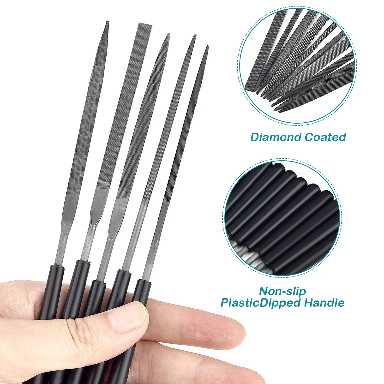 3/5/10pcs Needle File Set Meta - Woodworking File review and price
