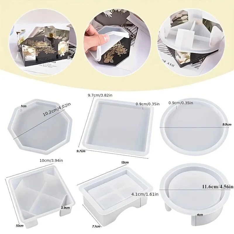Coaster Resin Molds Set Includ - Woodworking Resin review and price