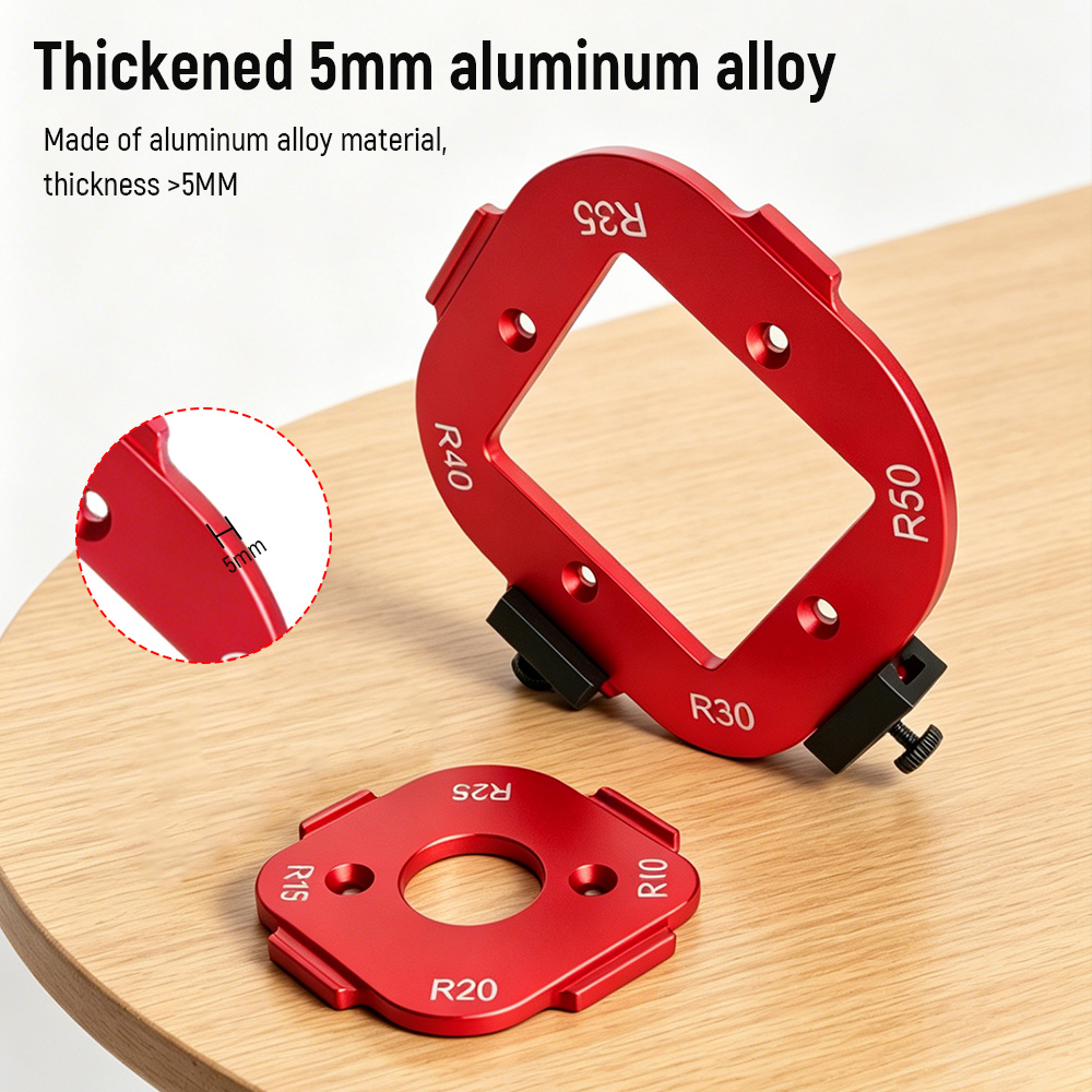 Aluminum Round Corner Radius T - Woodworking Router Templates review and price