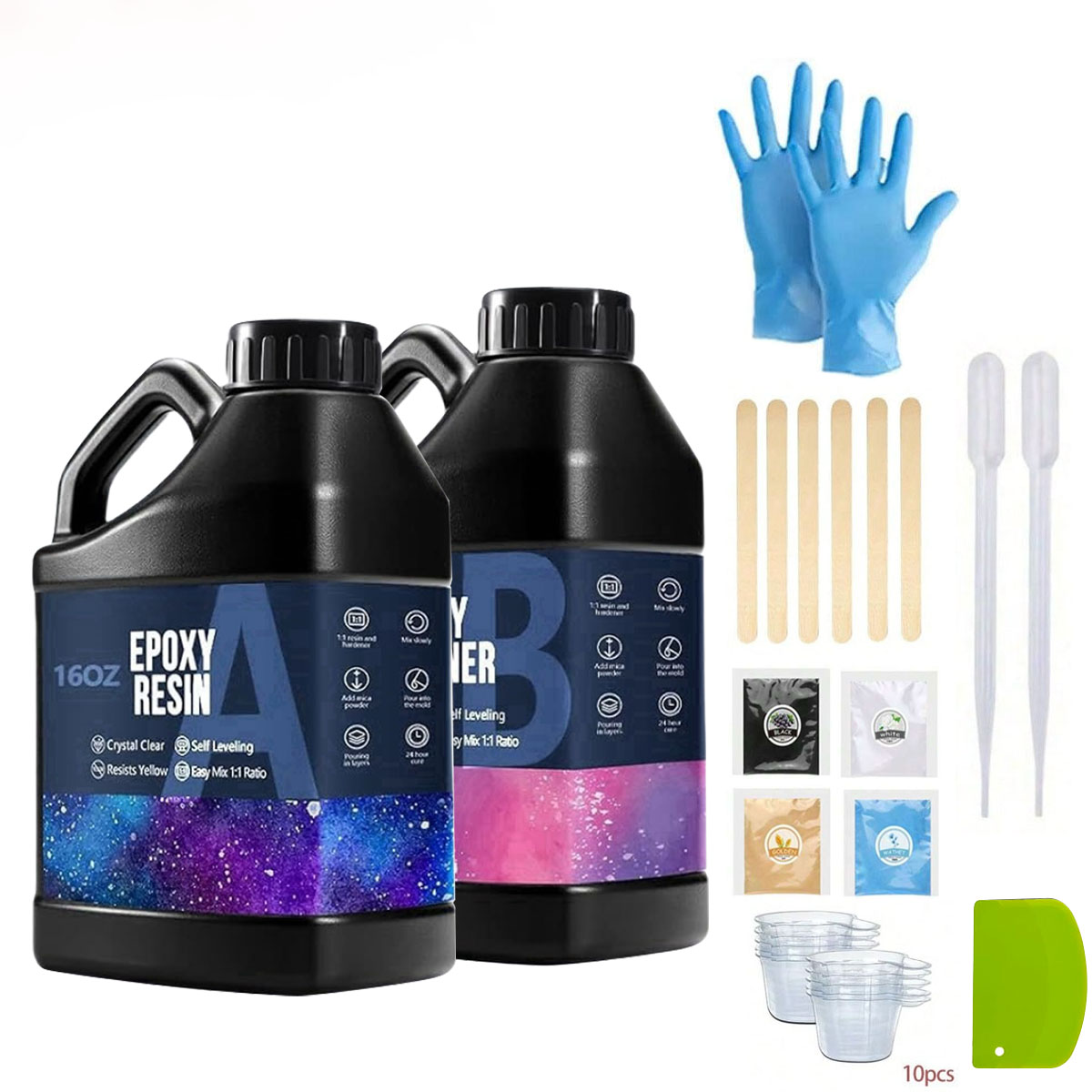 1000ml Crystal Clear Epoxy Res - Woodworking Resin review and price