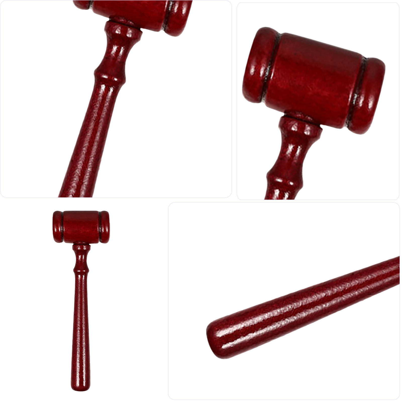 2Pcs Wooden Judge Hammer Gavel - Woodworking Auctions review and price