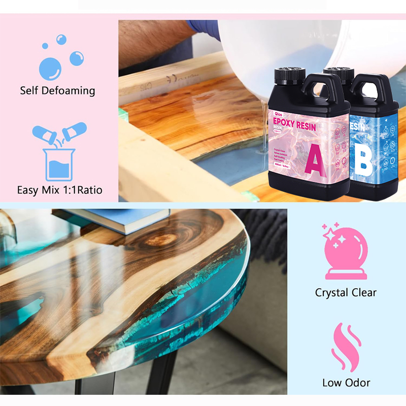 Crystal Clear 1:1 Epoxy Resin  - Woodworking Resin review and price