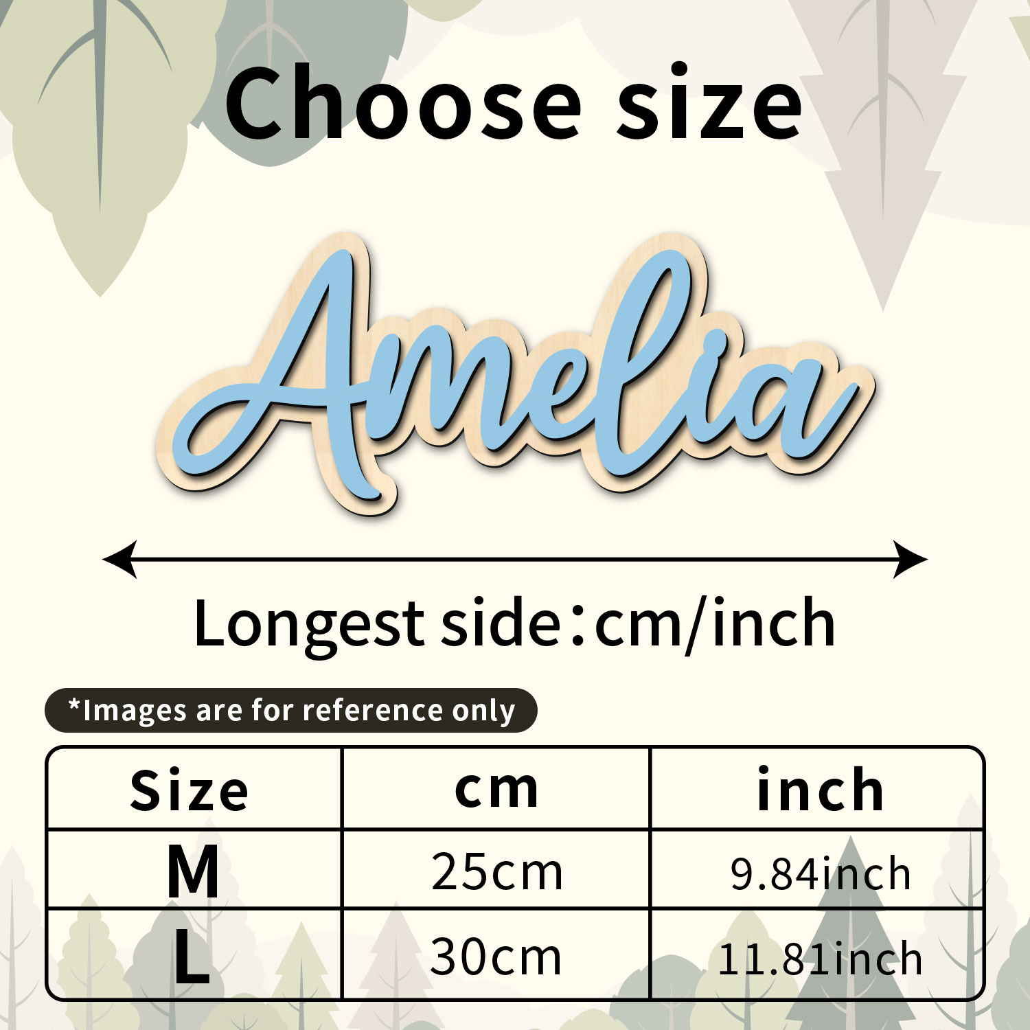 1pc Customized Wooden Name Dec - Woodworking Laser review and price
