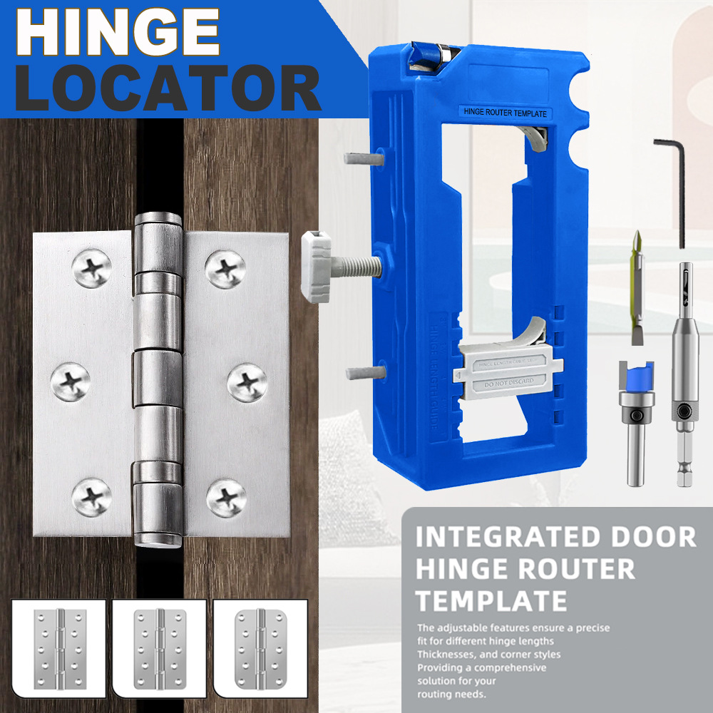 Door Hinge Jig Router Template - Woodworking Router Templates review and price